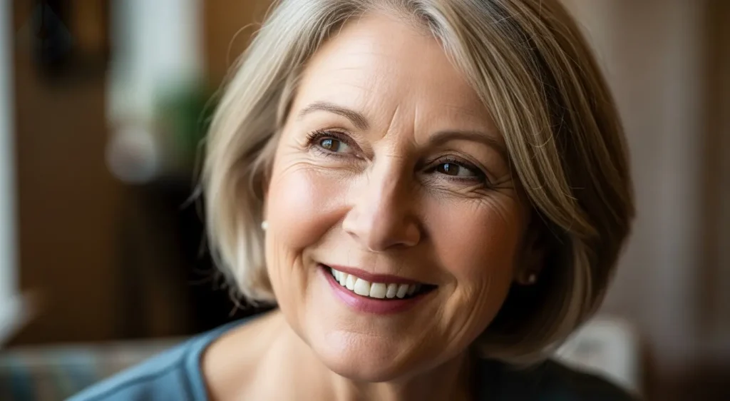 Sarah de Edison, una paciente real que comparte su experiencia sobre la diferencia entre implantes económicos y de calidad en NJ.